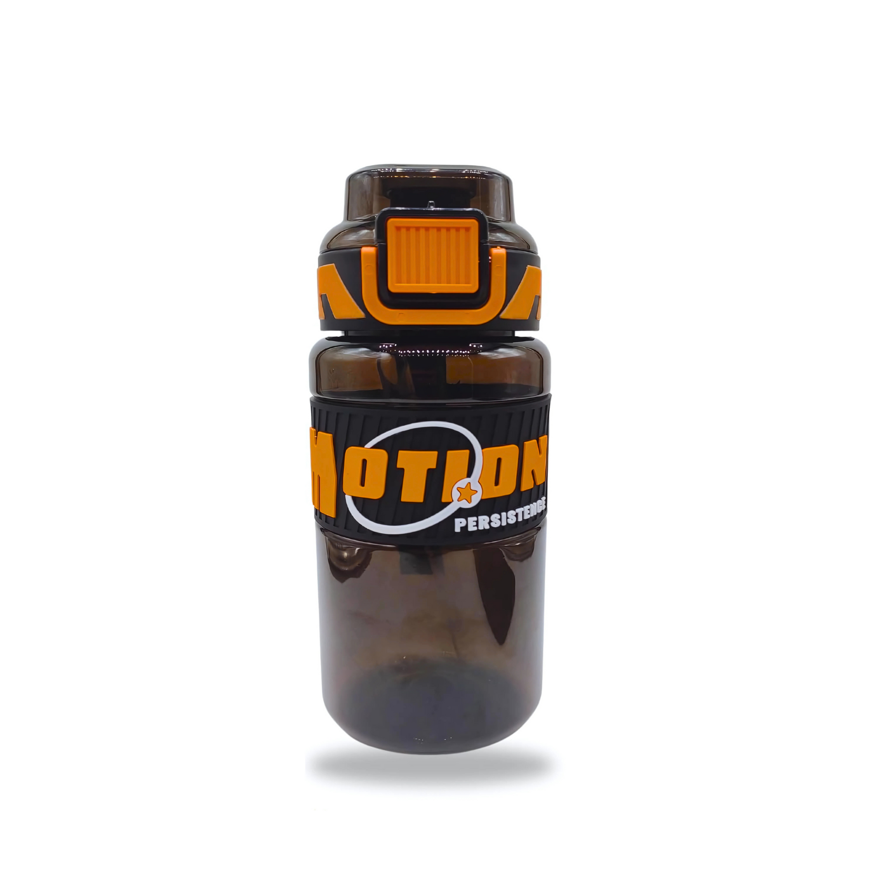 800ml Water Bottle with Straw, Push Lock Lid & Adjustable Strap - Pack of 1