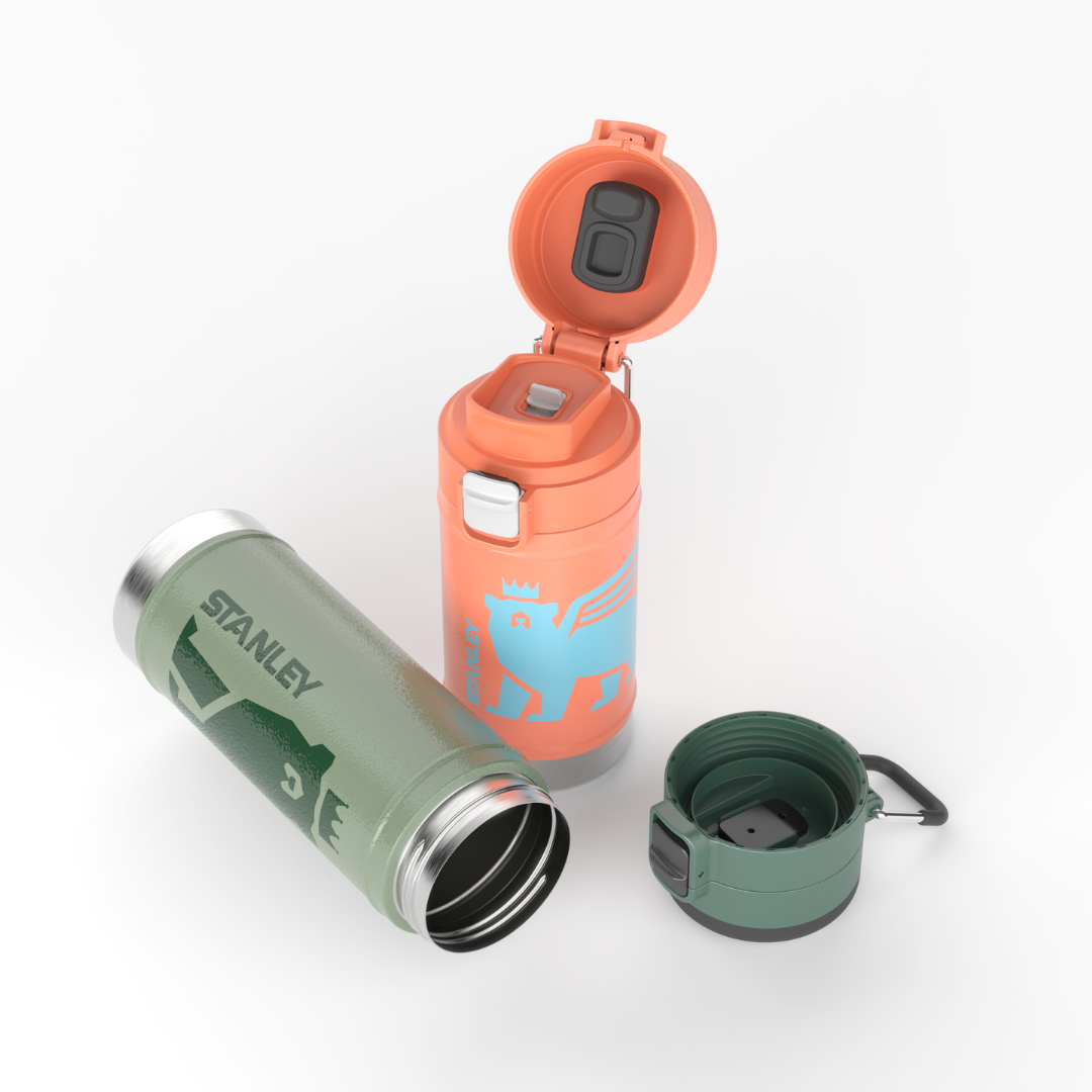 FlowSteady Bear Cub Bottle – 17oz Insulated Water Bottle for Kids