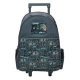 🎮✨ Smiggle Epic Adventures Light & Roll Trolley Backpack – Game On Edition ✨🎮 | Approx. 18L