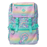 š¦āØ Smiggle āLimitless Explorerā Foldover Backpack | Teal Glitter Unicorn | 22L
