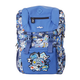 🎮 Smiggle Foldover Backpack – Video Games Blue Edition | 18" | Ages 3+