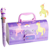 Multi-Layer Pencil Box with Code Lock – Large Capacity, Secret Compartment & Secure Storage Pen Case for Kids