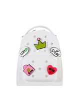 Silicone Jelly Mini Backpack – Small Size | Lightweight, Waterproof Bag for Women, Boys & Girls | Pool, Beach, Gym Use | Customizable with Charms | Easy to Clean (Black)