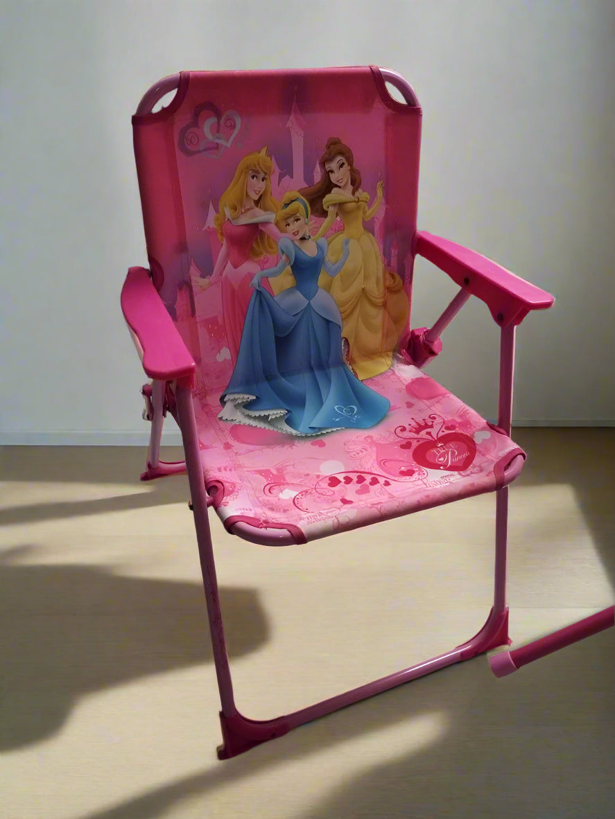 Kids Folding Chair with Cartoon Print – Lightweight & Portable Chair for Toddlers | Multipurpose Study, Feeding & Play Chair for Boys & Girls (Multiple Colors & Designs)