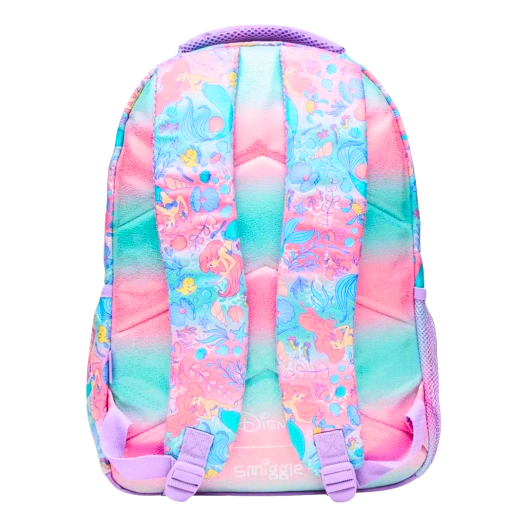 👑✨ Smiggle® Limitless Classic Attach Backpack – Disney Princess | Approx. 17.8L | 42cm | 3Y+ 🏰💖