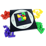 3D Square Grid Parent-Child Bricks Puzzle Game