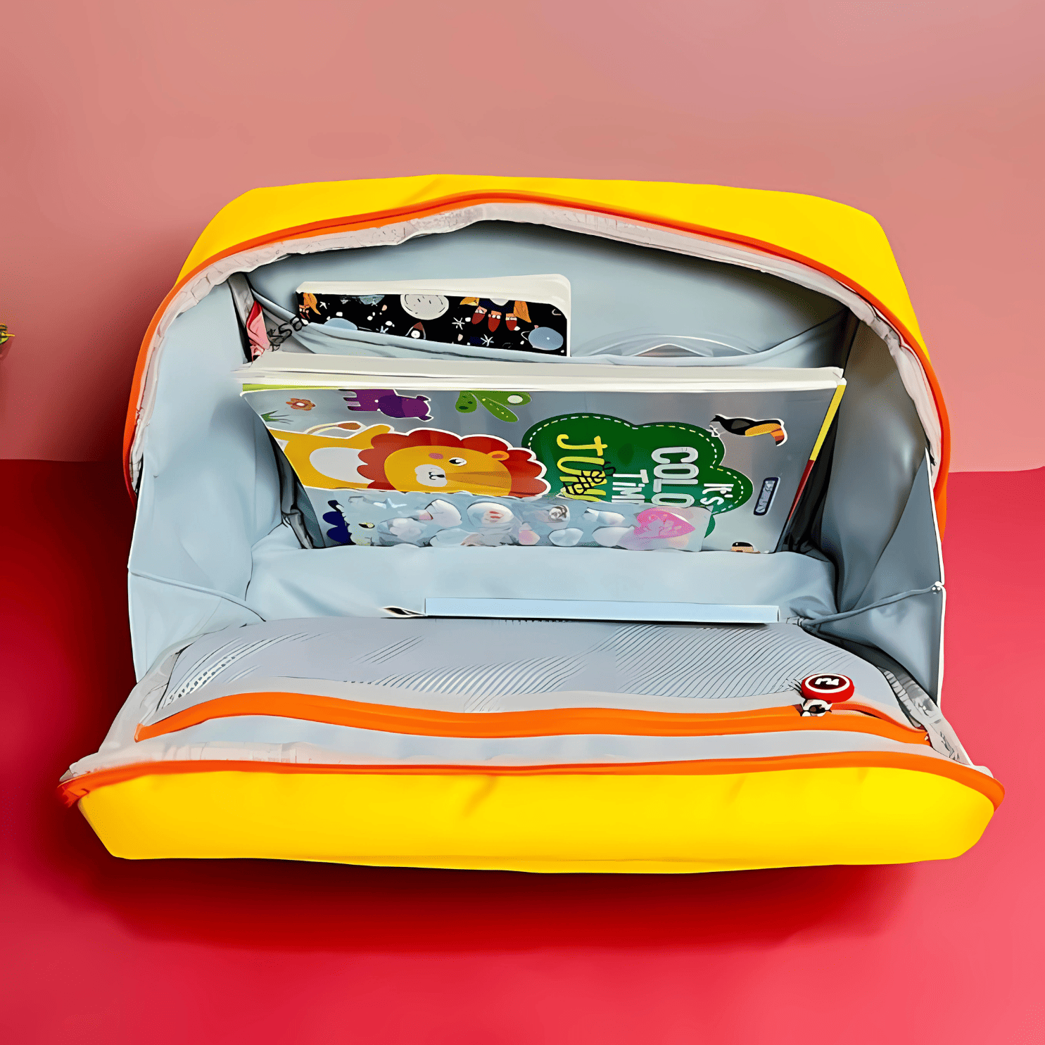 School Bus Design Backpack for Kids