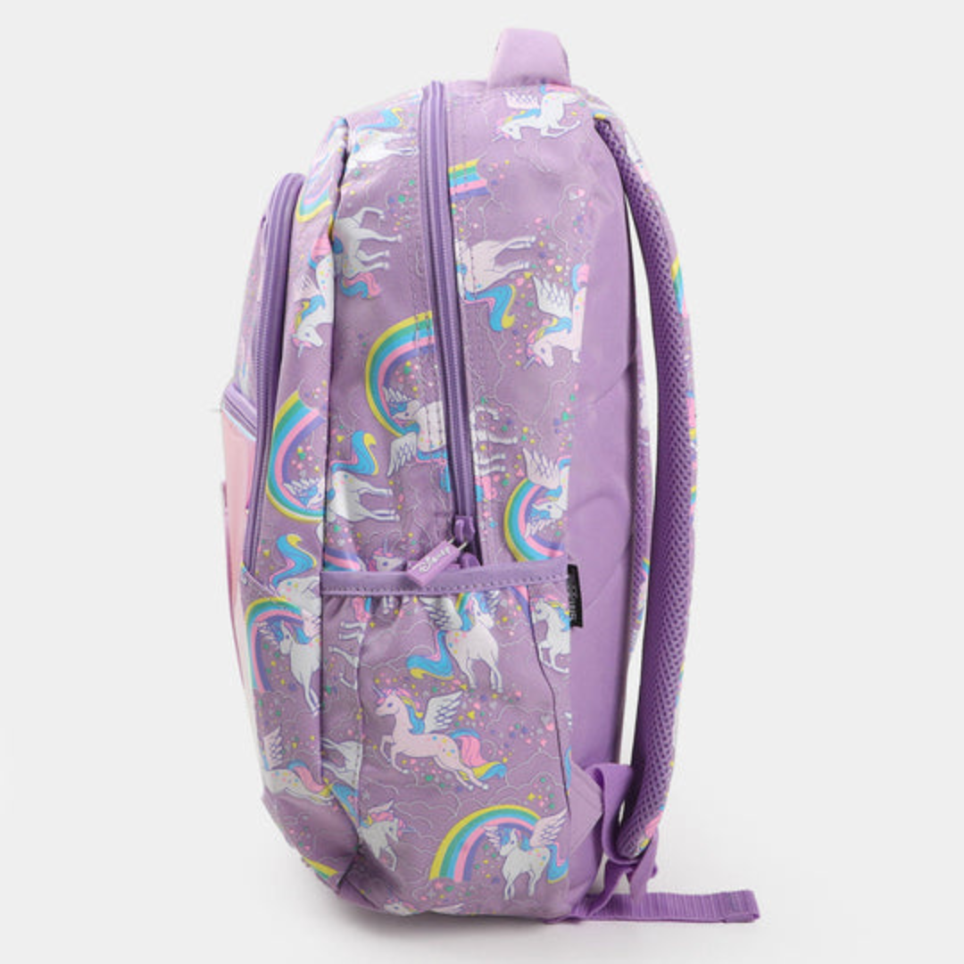 🎒🦄 Smiggle® Heart Shape Unicorn Classic Backpack | Approx. 17L | 17.5 Inches | 3Y+ 💖🌈