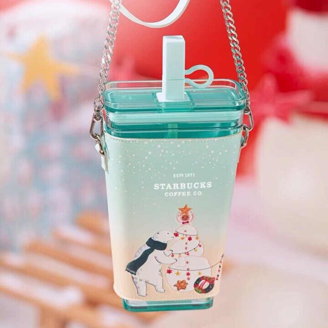 Starbucks Plastic Water Bottle with Strip (500ml)