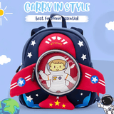 Cute and Compact Space-Themed Mini Backpack for Preschool