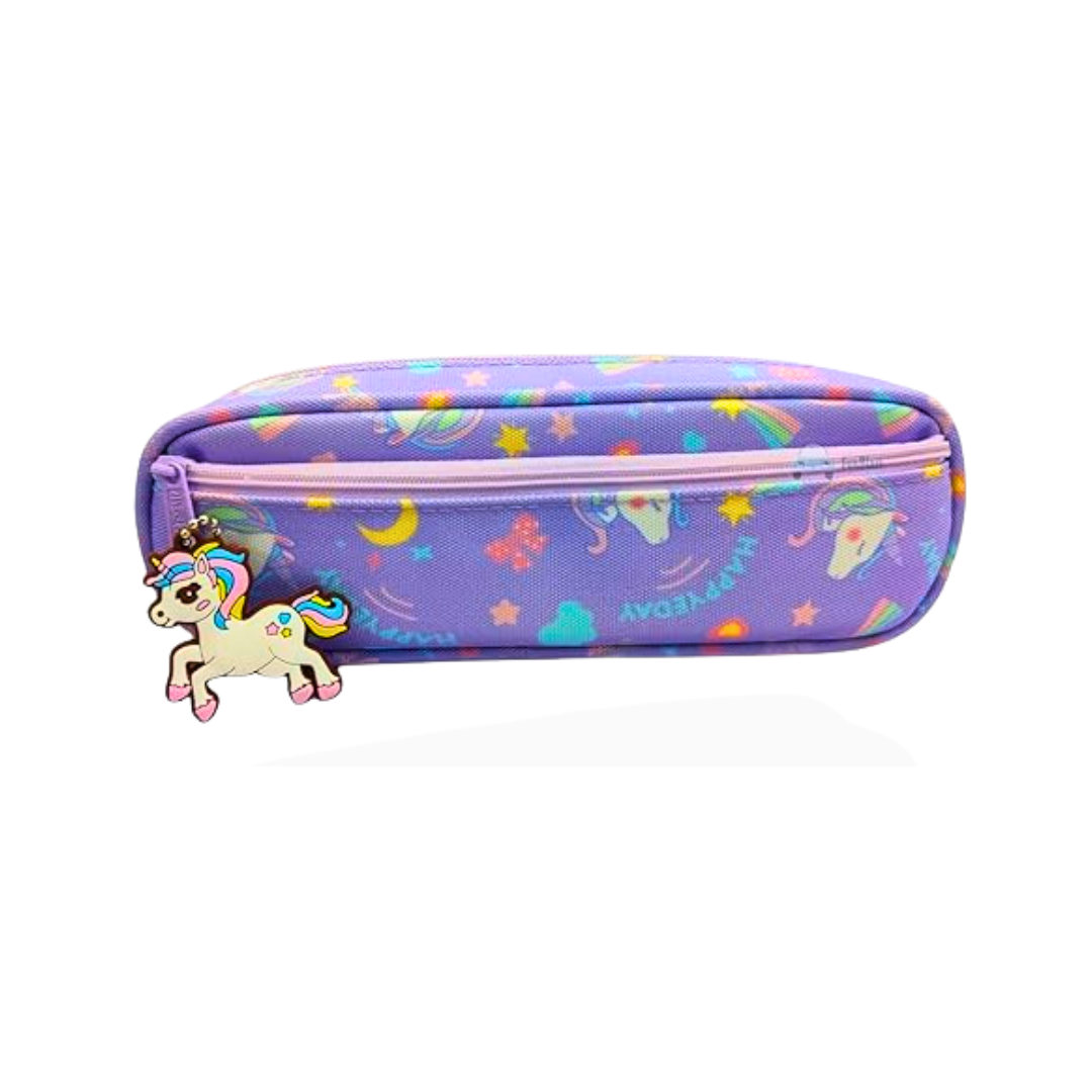Unicorn Printed Pencil Pouch for Kids – Spacious and Durable