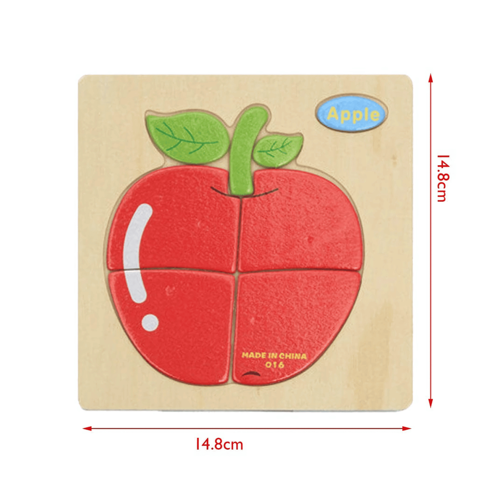 Cartoon Themed Wooden Puzzle Educational Toy For Pre-schooler