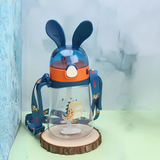 Rabbit Ear Design Kids Water Bottle - 450ml - Pack of 1