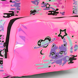 🌈 Smiggle “Limitless Explorer” Foldover Attach Backpack – Pink Cat Galaxy Edition | 22L