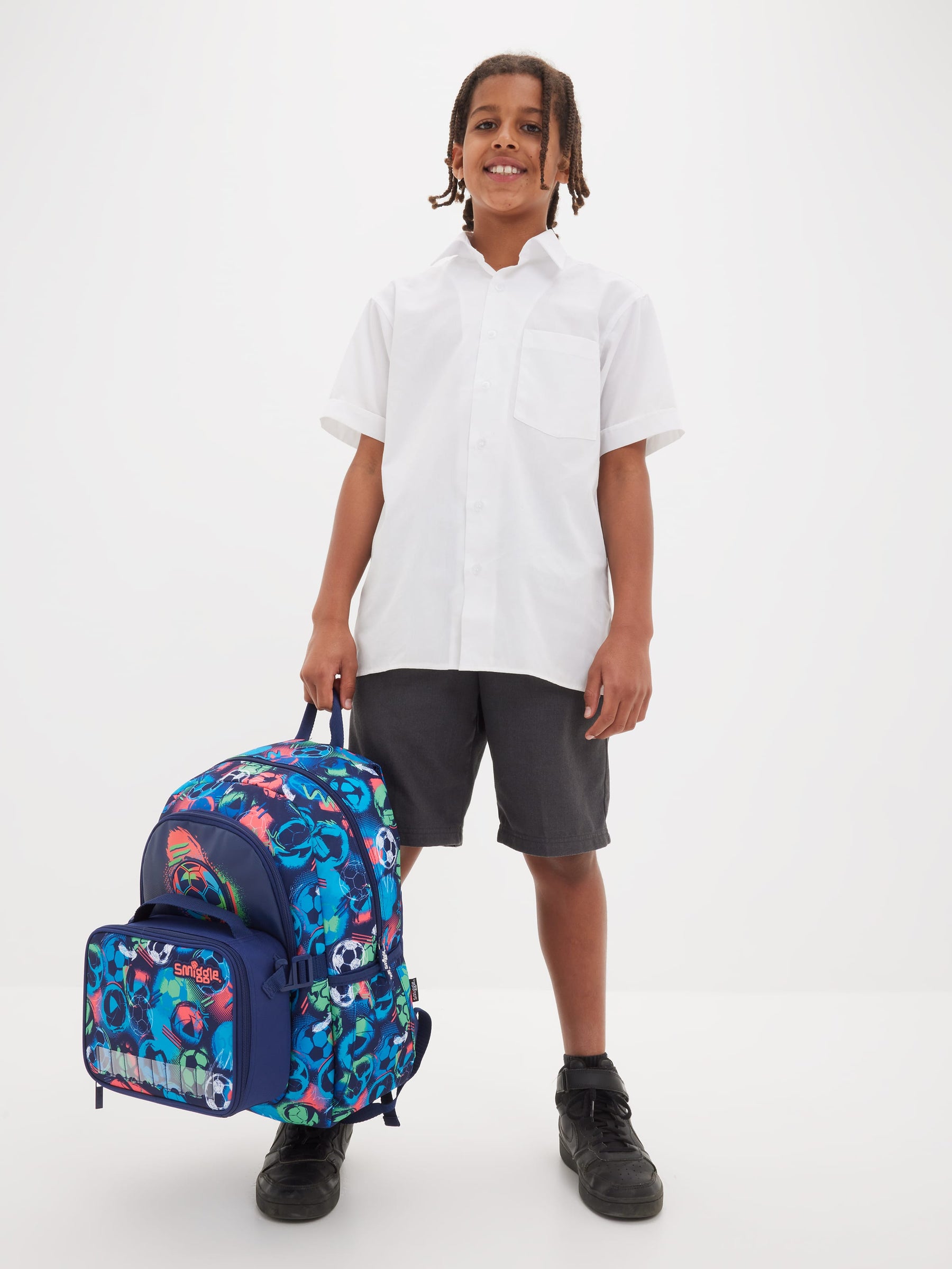 ⚽ Smiggle Limitless Classic Attach Backpack – Soccer Edition | 17.8L | 42cm