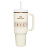 Stanley Deco Collection Quencher H2.0 FlowState™ Tumbler | 40 OZ | Stylish Hydration for All-Day Refreshment