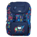 🚀 Smiggle “Limitless Explorer” Foldover Attach Backpack – Astronaut Galaxy Edition | 22L