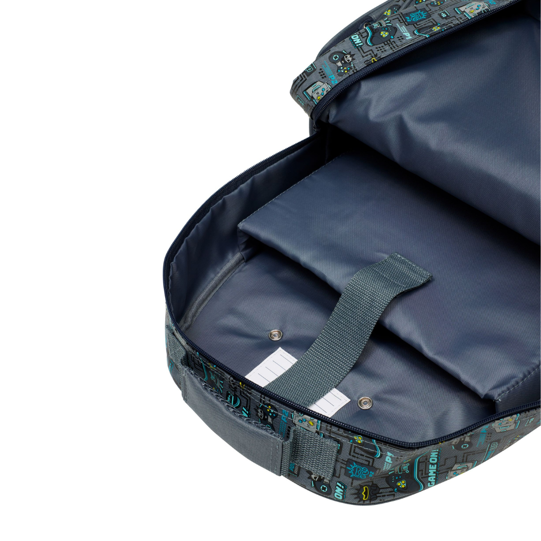 🎮✨ Smiggle Epic Adventures Light & Roll Trolley Backpack – Game On Edition ✨🎮 | Approx. 18L
