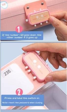 Multi-Layer Pencil Box with Code Lock – Large Capacity, Secret Compartment & Secure Storage Pen Case for Kids