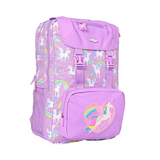 š¦āØ Smiggle āLimitless Explorerā Foldover Backpack | Glitter Pink Unicorn | 22L