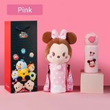 Disney Plush Doll Cover Vacuum-Insulated Stainless Steel Water Bottle - 600ml - Pack of 1