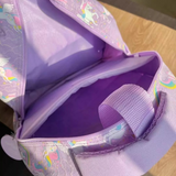 🎒🦄 Smiggle® Heart Shape Unicorn Classic Backpack | Approx. 17L | 17.5 Inches | 3Y+ 💖🌈