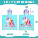 Kids' Hooded Bath & Beach Towel – Soft & Absorbent | Multi-Character