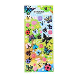 Cute 3D Bird Theme Textured Squishes Puffer Sticker Set