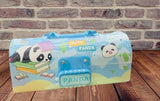 Stylish Password Lock Pencil Box for Kids – Multilayer Plastic Cartoon Pen Case (Unisex)