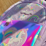 🎒🦄 Smiggle® Heart Shape Unicorn Classic Backpack | Approx. 17L | 17.5 Inches | 3Y+ 💖🌈