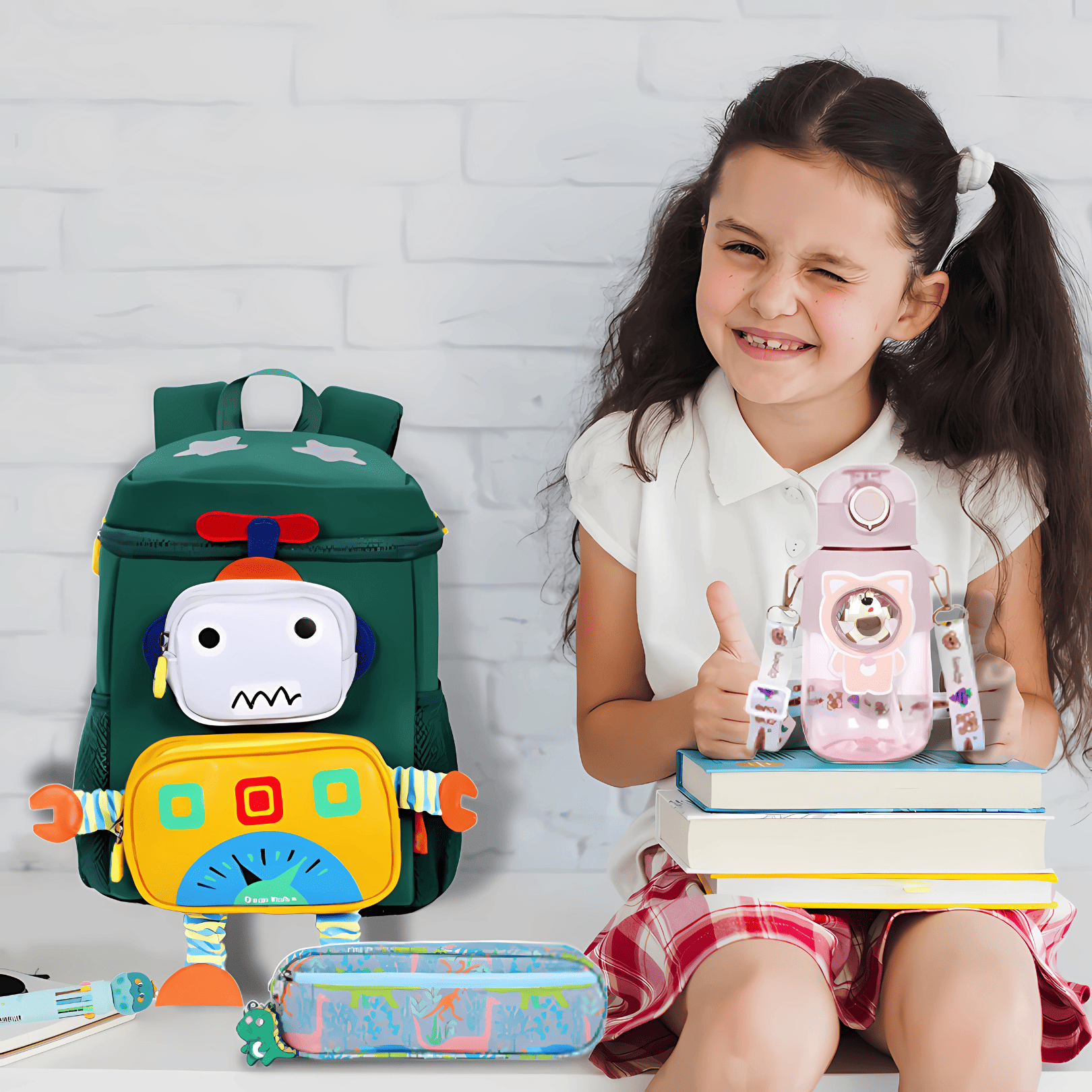 3D Robo Backpacks for Toddlers