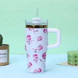 14Oz Stainless Steel Water Cup with Handle – Portable & Insulated