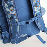 🎮 Smiggle Foldover Backpack – Video Games Blue Edition | 18" | Ages 3+