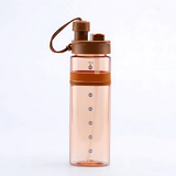 Square Shaped Water Bottle with Straw - 710ml - Pack of 1