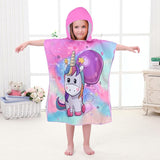 Kids' Hooded Bath & Beach Towel – Soft & Absorbent | Multi-Character