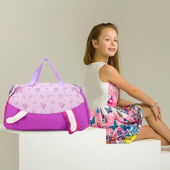 Kids Duffle Bag – Unicorn & Mermaid Design | Large Travel, Gym, and Sports Bag for Girls & Boys | Weekender Overnight Bag for Kids & Teenagers