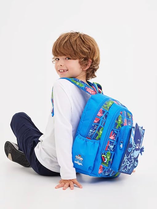 🦸♂️💥 Smiggle PJ Masks Power Heroes Junior Character Backpack | Approx. 14.8L | 14.9 Inches | 3Y+ 💥🦸♀️