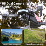 4K Dual Camera Drone with Live FPV, 800m Range, 360° Flip, Trajectory Flight & Altitude Hold | Foldable RC Drone for Kids & Adults with Remote and Carry Case