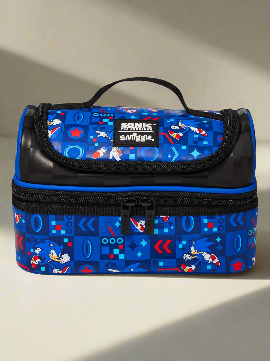 Smiggle Stylish Kids Lunch Box Bag | Double Layer, Insulated & Leakproof Tiffin for Boys & Girls | Cartoon Printed Lunch Carrier (Spiderman, Barbie, Hello Kitty, Marvel, Minecraft, Unicorn)