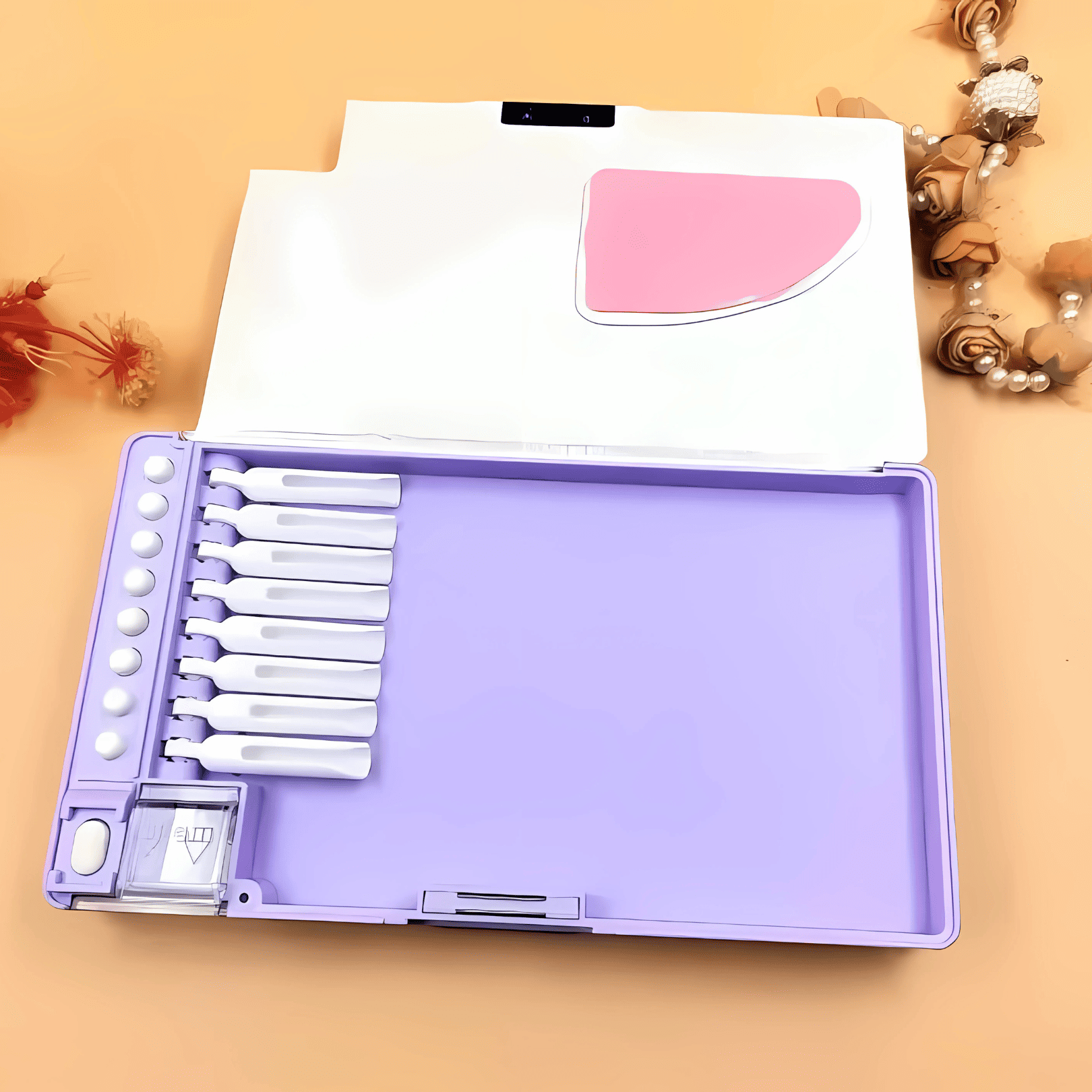 BTS-Themed Double-Sided Calculator Jumbo Pencil Box – Stylish & Functional
