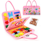 Busy Board Montessori Toy – 25-in-1 Educational Activity Board 🎓✨