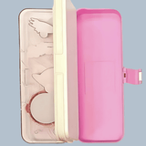 Space Theme, 2 Layer Compass Case for Kids