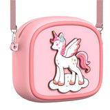 Multicolor Silicone Sling Bag – Stylish & Kid-Friendly! 🎒✨