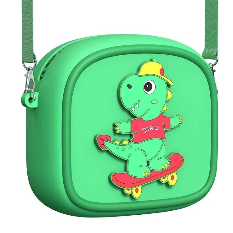 Multicolor Silicone Sling Bag – Stylish & Kid-Friendly! 🎒✨