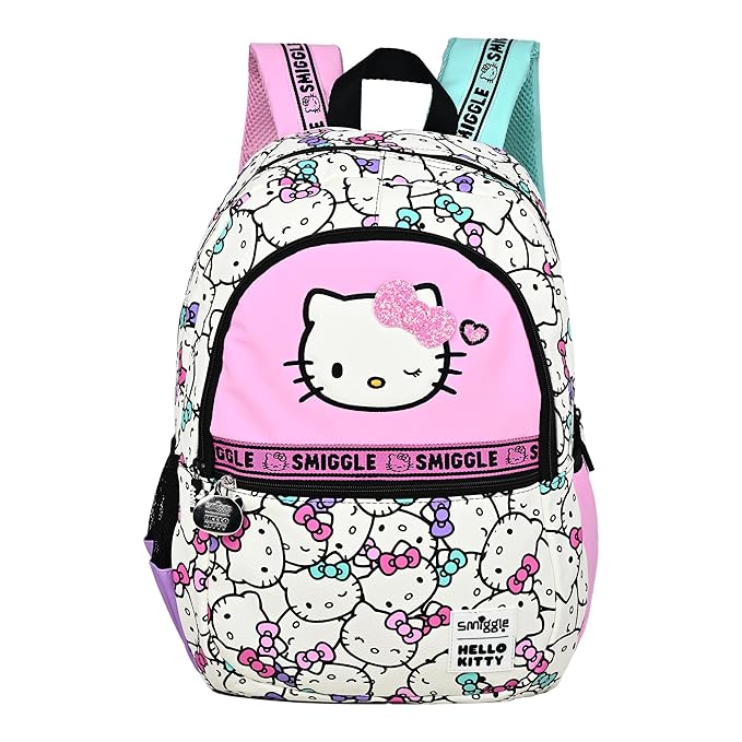 🎀 Smiggle x Hello Kitty Classic Backpack | Limited Edition | Approx. 17L | 42cm 🐱✨