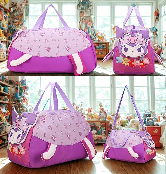 Kids Duffle Bag – Unicorn & Mermaid Design | Large Travel, Gym, and Sports Bag for Girls & Boys | Weekender Overnight Bag for Kids & Teenagers