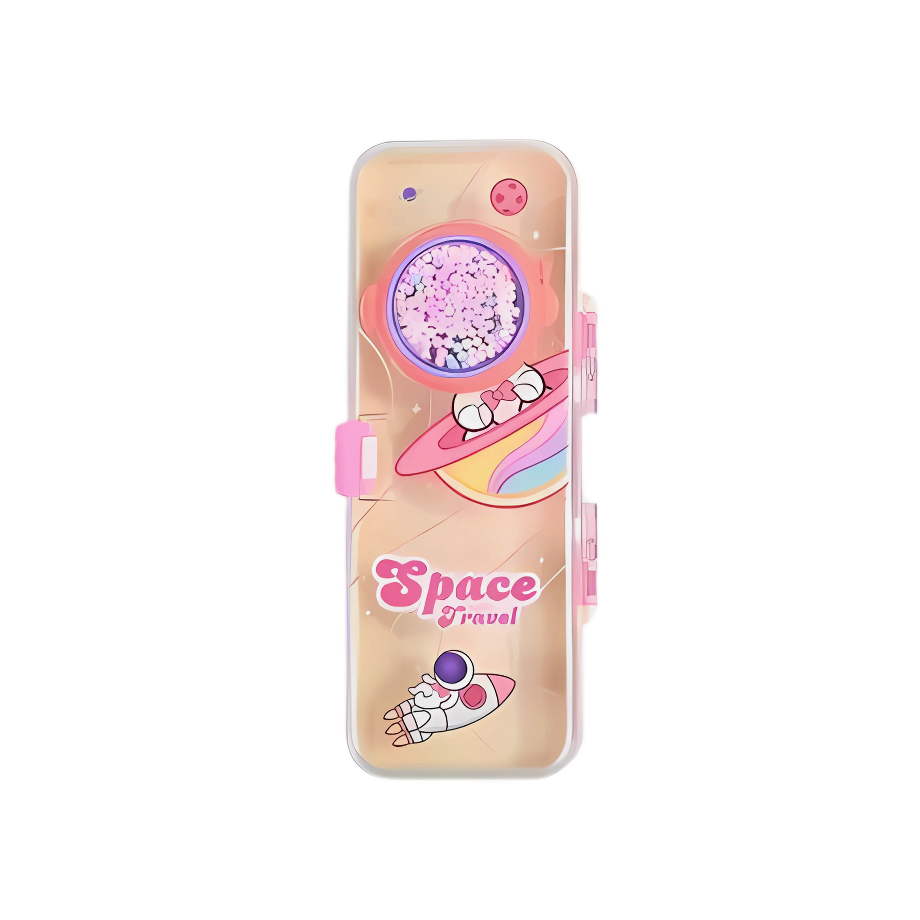 Space Theme, 2 Layer Compass Case for Kids