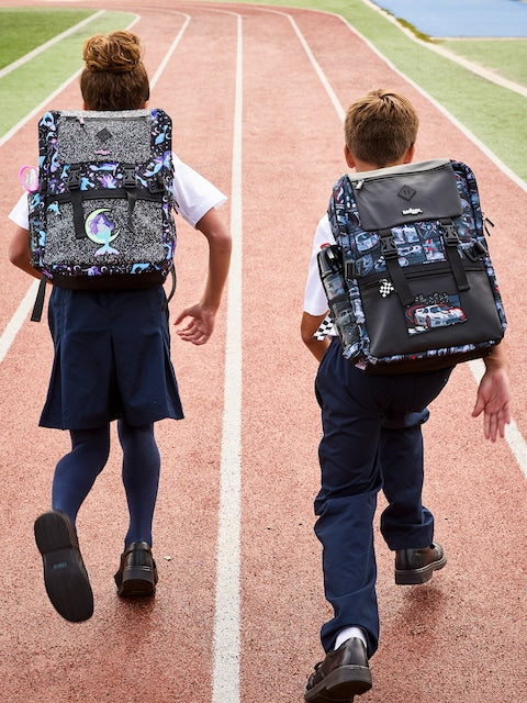 🏁 Smiggle Epic Adventures Foldover Attach Backpack – Racing Car Edition | Ages 3+