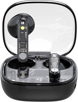 LY80 Wireless Bluetooth Earbuds | HiFi Stereo Sound, ENC Noise Cancellation, Fast Charging, IP7 Waterproof, Touch Control, Transparent Design with Mic