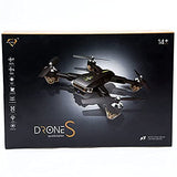 DRONE S Quadcopter with 3D Flips, Headless Mode, One-Key Return & Foldable Design | Remote Control Drone for Ages 14+